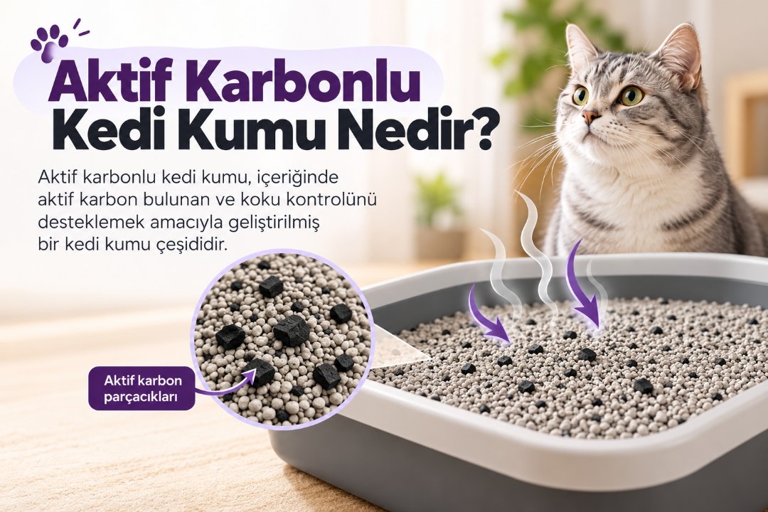 Aktif Karbonlu Kedi Kumu Nedir?