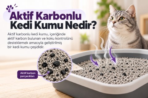 Aktif Karbonlu Kedi Kumu Nedir?