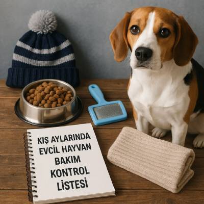 Kış Aylarında Evcil Hayvan Bakım Kontrol Listesi