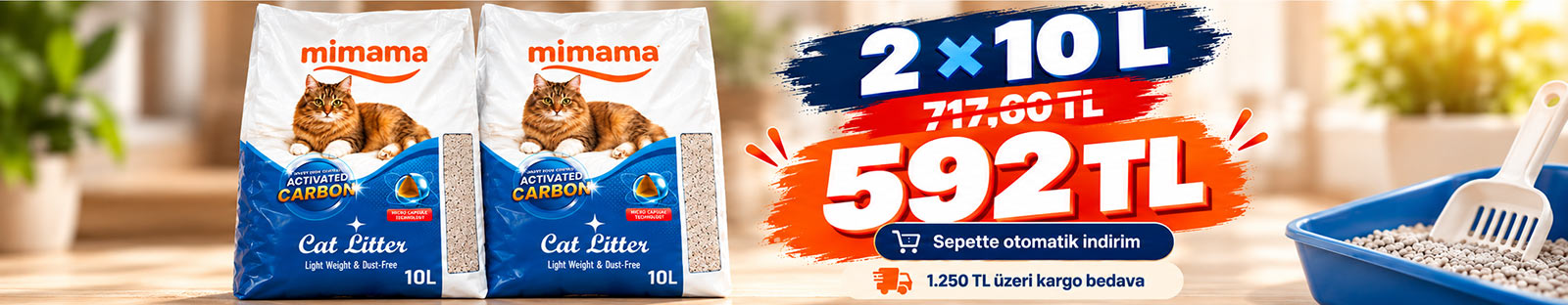 Mimama Kedi Kumu 2'li Paket Kampanyası