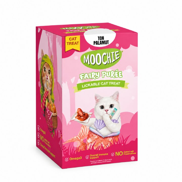 Moochie Ton Balıklı ve Palamutlu Sıvı Kedi Ödül Maması 30x15g