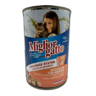 Miglior Gatto Somonlu Yetişkin Kedi Konservesi 405g
