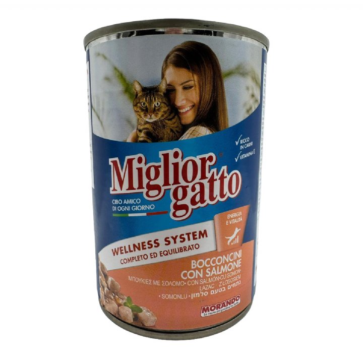 Miglior Gatto Somonlu Yetişkin Kedi Konservesi 405g