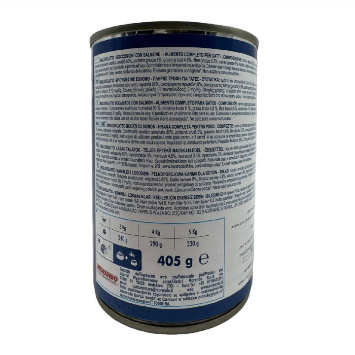Miglior Gatto Somonlu Yetişkin Kedi Konservesi 405g