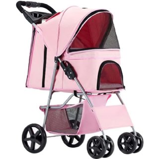 Baby Pink Kedi ve Köpek Taşıma Arabası By One Hands