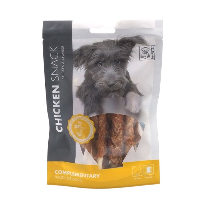 M-Pets Tavuklu ve Deri Çubuklu Köpek Ödül Maması 80g