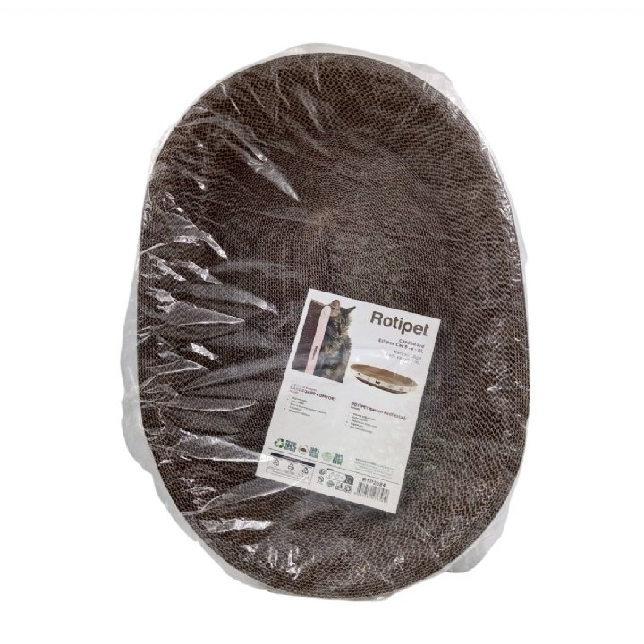 Rotipet RTP2084 Karton Elips Kedi Yatağı ve Tırmalama - XL