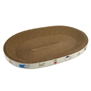 Rotipet RTP2083 Karton Elips Kedi Yatağı ve Tırmalama - M