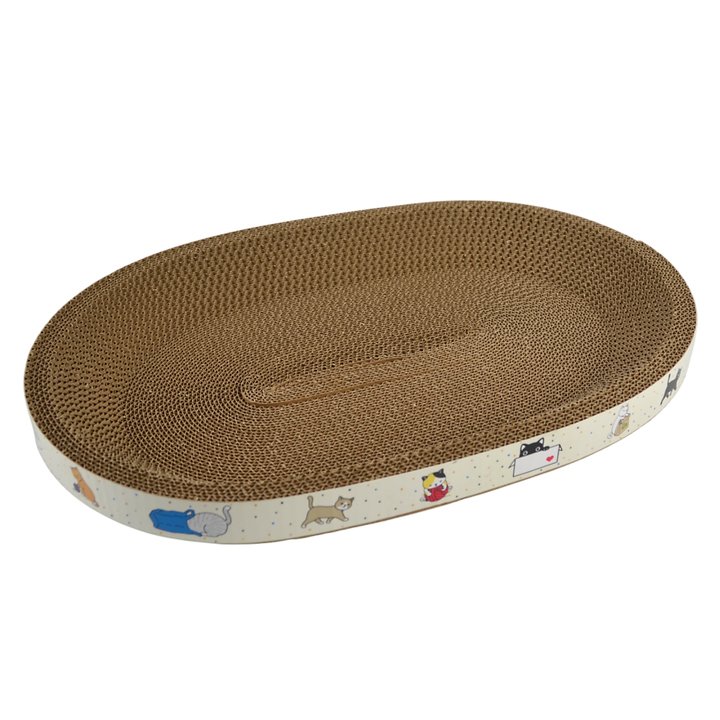 Rotipet RTP2083 Karton Elips Kedi Yatağı ve Tırmalama - M