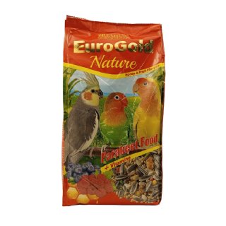 Eurogold Ballı ve Meyveli Paraket Yemi 750g