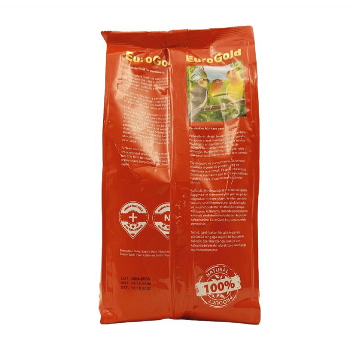 Eurogold Ballı ve Meyveli Paraket Yemi 750g