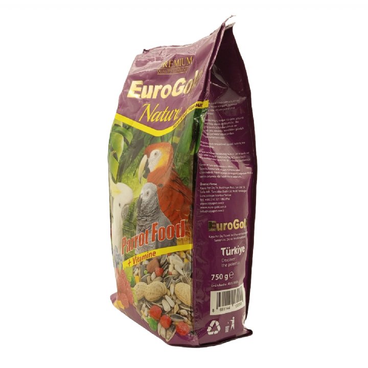 Eurogold Ballı ve Meyveli Papağan Yemi 750g
