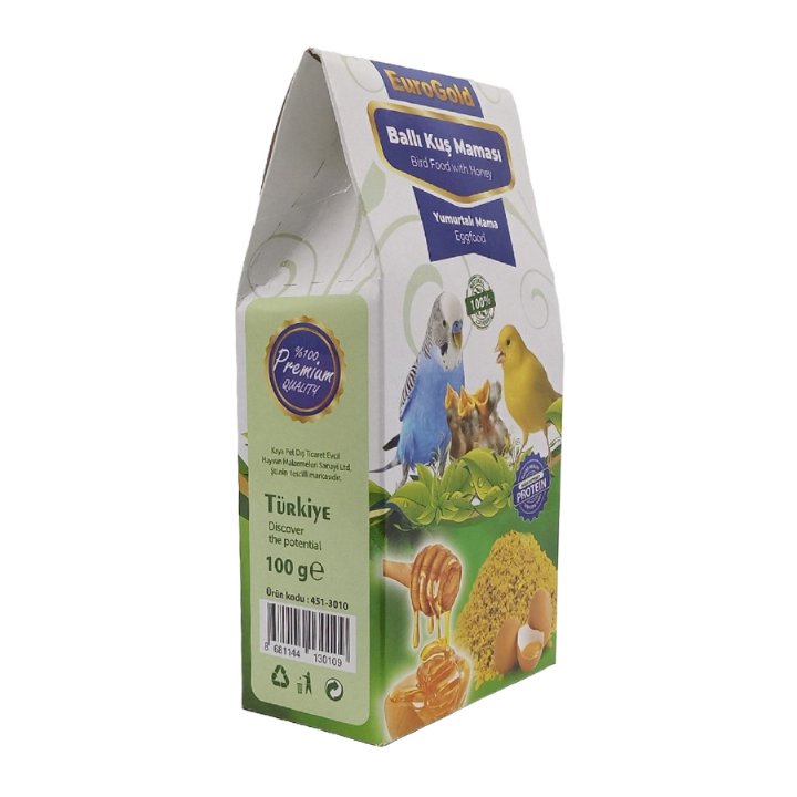 Eurogold Ballı ve Yumurtalı Kuş Yemi 100g