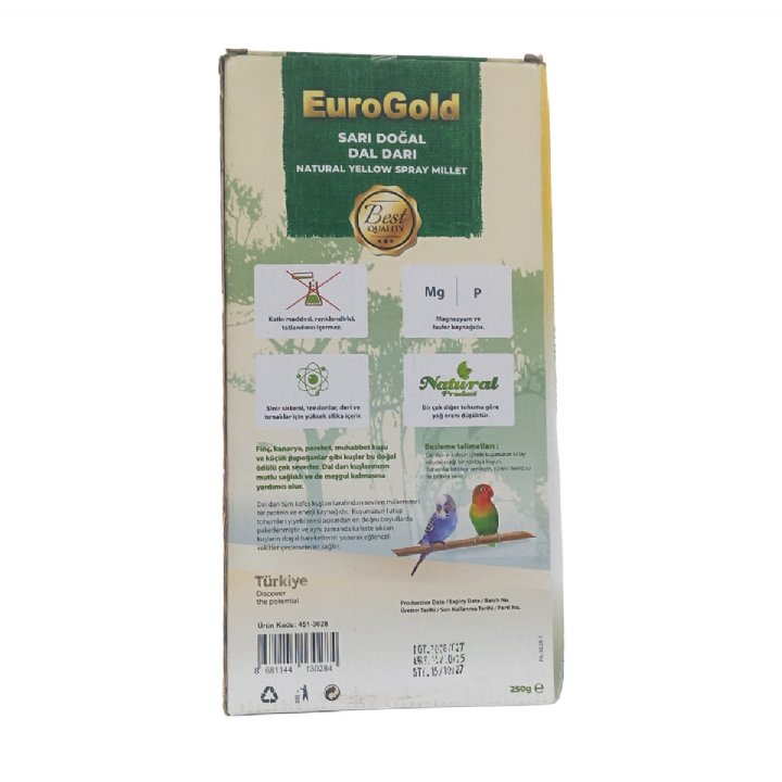 Eurogold Doğal Dal Darı 250g