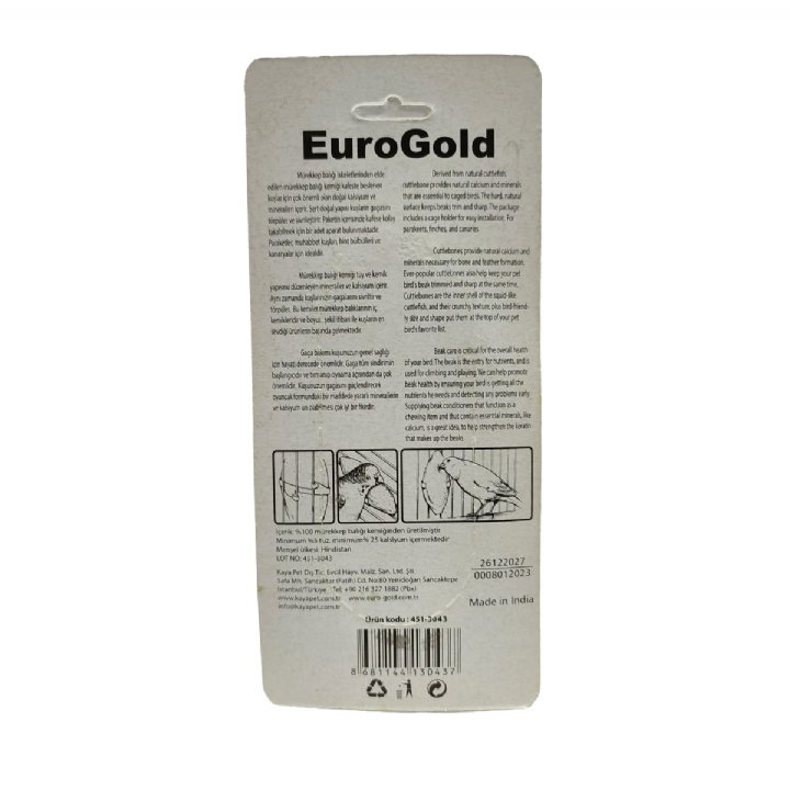Eurogold Mürekkep Balığı Kemiği Tekli 10cm