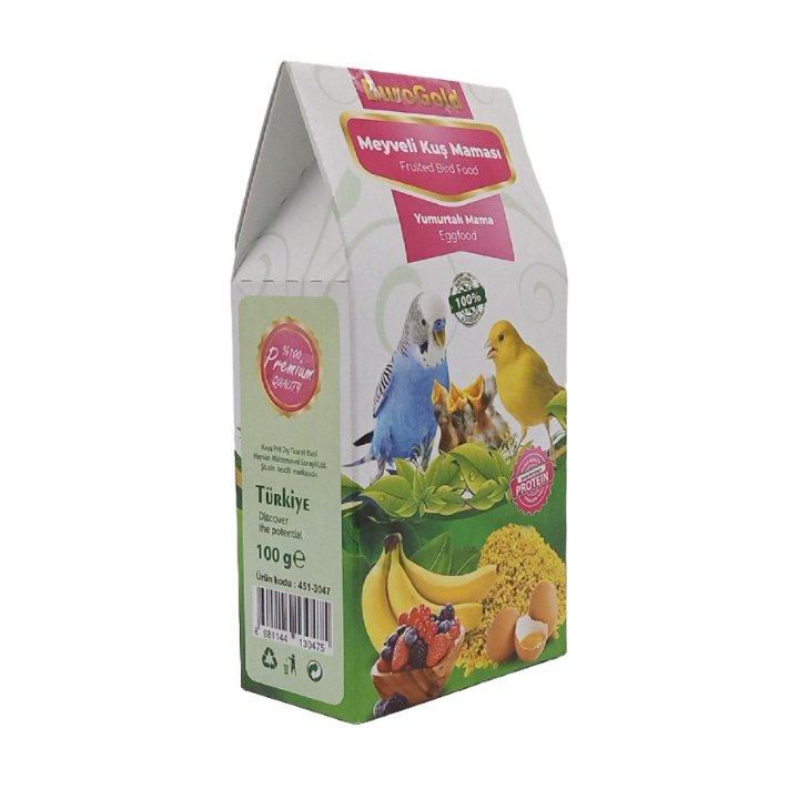 Eurogold Yumurtalı ve Meyveli Kuş Yemi 100g