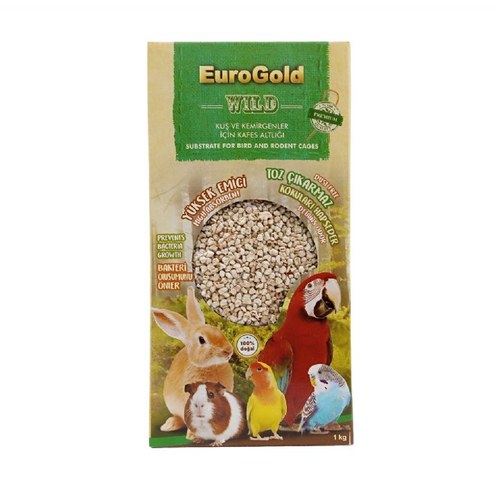 Eurogold Kuş ve Kemirgen Kafes Altlığı 1kg