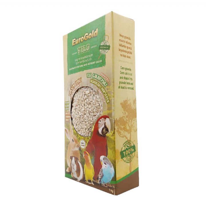 Eurogold Kuş ve Kemirgen Kafes Altlığı 1kg
