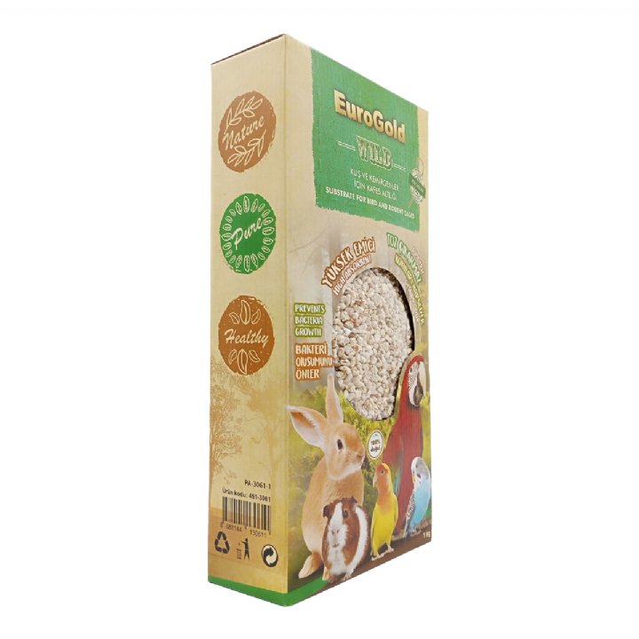Eurogold Kuş ve Kemirgen Kafes Altlığı 1kg