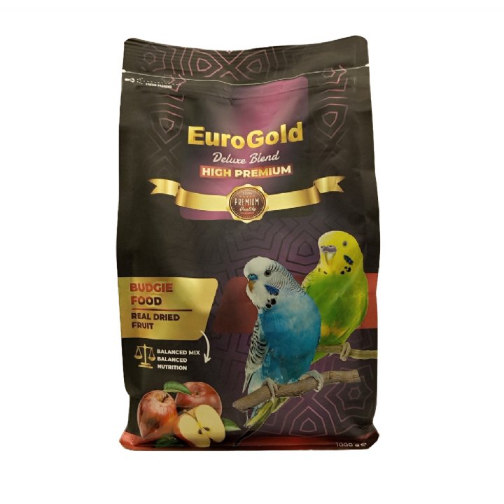Eurogold Deluxe Elmalı Muhabbet Kuşu Yemi 1000g