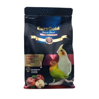 Eurogold Deluxe Elmalı Paraket Yemi 1000g