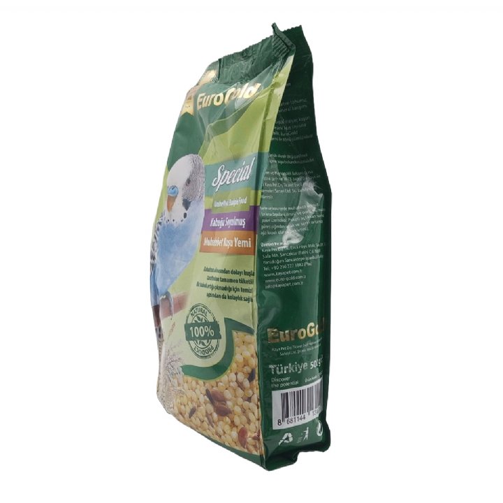 Eurogold Special Kabuksuz Muhabbet Kuşu Yemi 500g