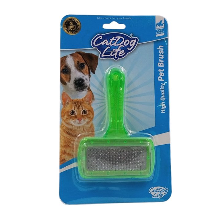 Cat/Doglife Kedi Ve Köpekler İçin Telli Fırça Fosforlu