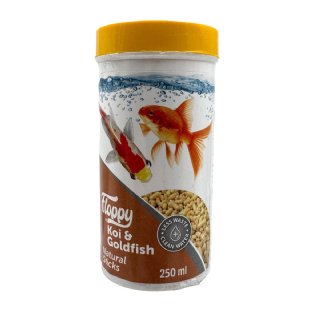 Floppy Koi ve Goldfish Natural Sticks Balık Yemi 250 mL
