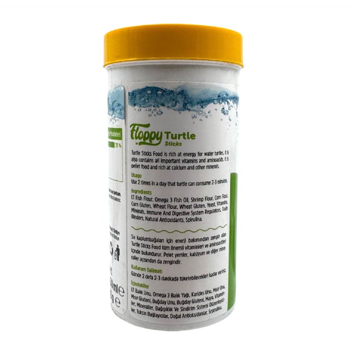 Floppy Turtle Sticks Kaplumbağa Yemi 250 mL
