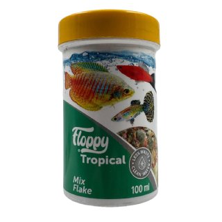 Floppy Tropical Mix Flake Balık Yemi 100 mL