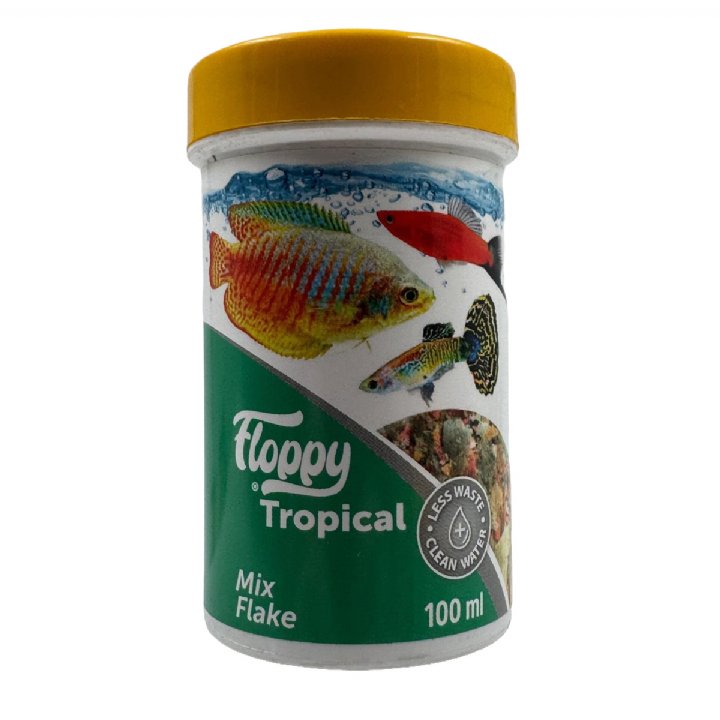 Floppy Tropical Mix Flake Balık Yemi 100 mL