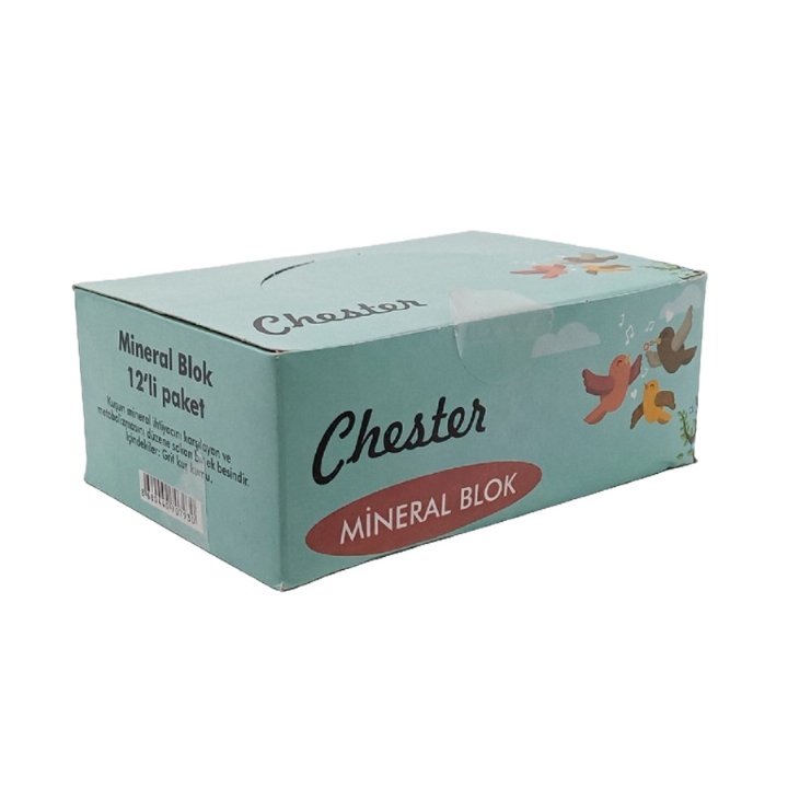 Chester Mineral Blok 12 Adet - Kuş Gaga Taşı