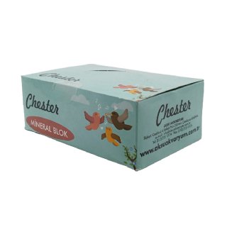 Chester Mineral Blok 12 Adet - Kuş Gaga Taşı - Paket