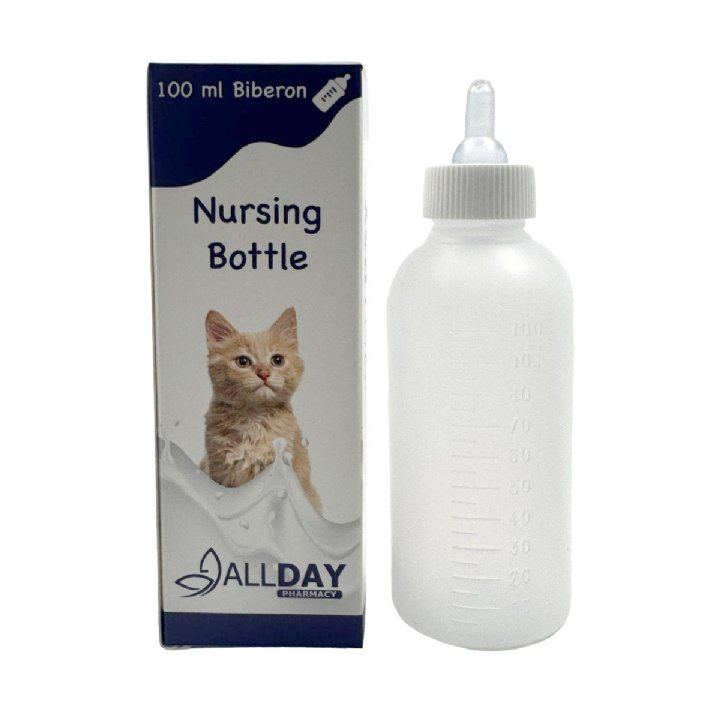 Allday Nursing Bottle - Kedi ve Köpek İçin Biberon 100 mL