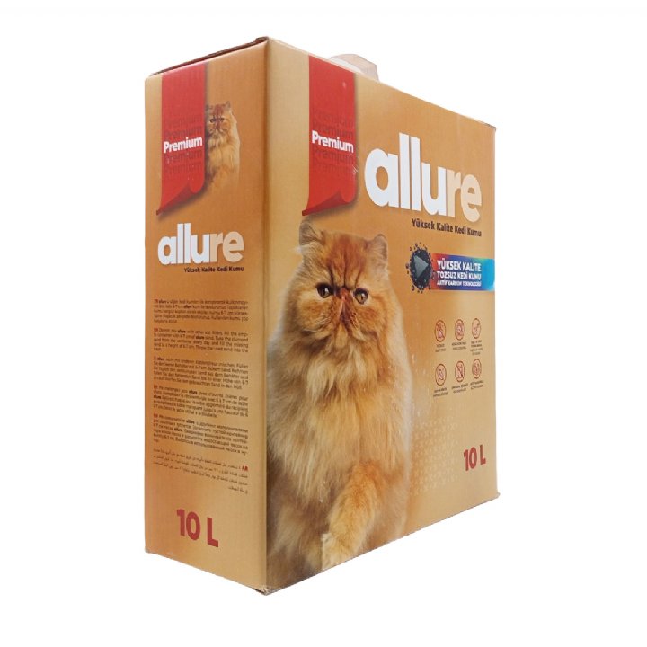Allure Premium Yüksek Kaliteli Kedi Kumu 10 L