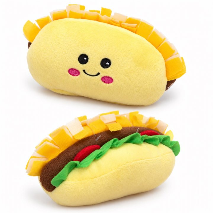 Pawise Yumy Yumy Hamburger Peluş Köpek Oyuncağı