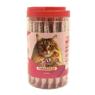Eurogold Ton Balıklı ve Yengeçli Sıvı Kedi Ödül Maması 30x15g
