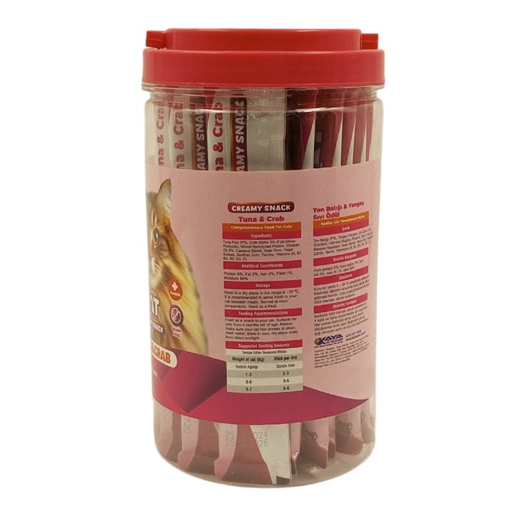 Eurogold Ton Balıklı ve Yengeçli Sıvı Kedi Ödül Maması 30x15g