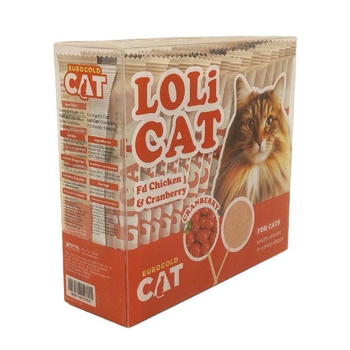 Eurogold Lolicat Kızılcıklı Kedi Ödülü 15x1,5g