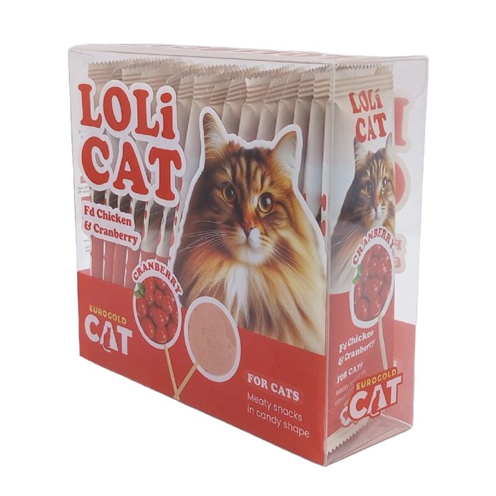 Eurogold Lolicat Kızılcıklı Kedi Ödülü 15x1,5g