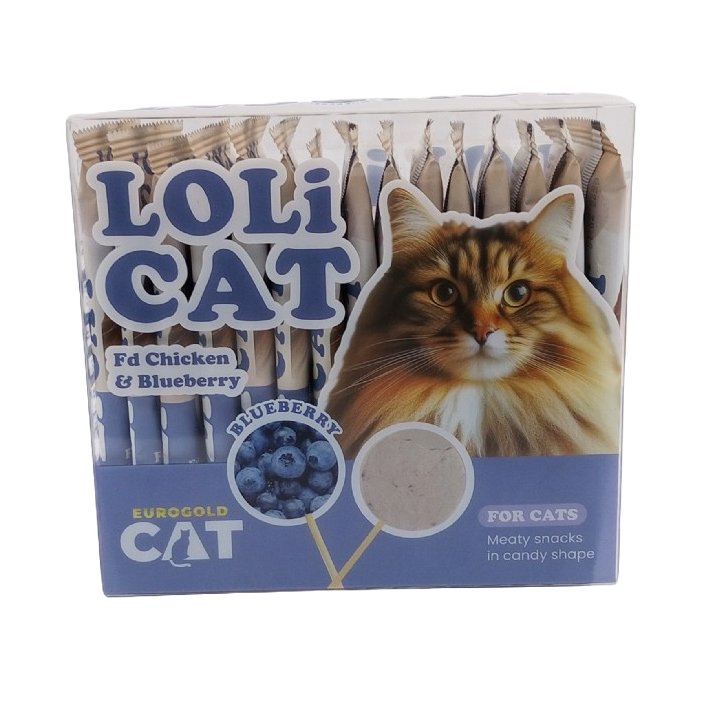 Eurogold Lolicat Yaban Mersinli Kedi Ödülü 15x1,5g