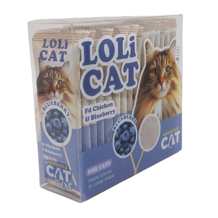 Eurogold Lolicat Yaban Mersinli Kedi Ödülü 15x1,5g