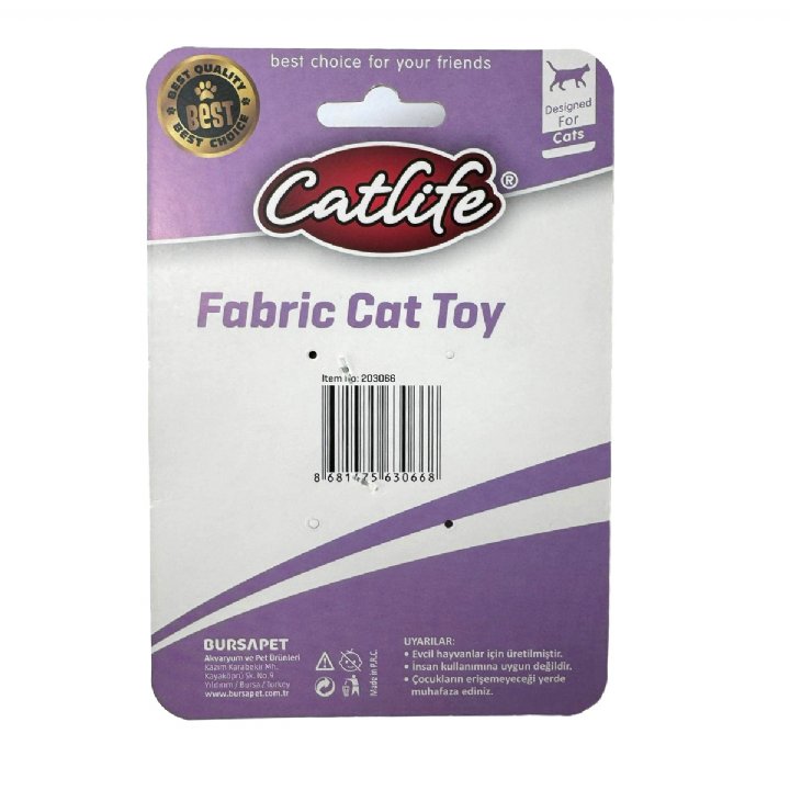 Catlife 203066 Ponpon Kuyruklu Fare Kedi Oyuncağı