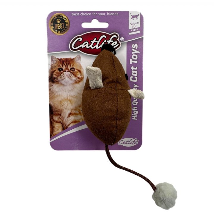 Catlife 203066 Ponpon Kuyruklu Fare Kedi Oyuncağı