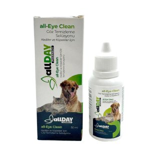Allday all-Eye Clean - Göz Temizleme Solüsyonu Köpek ve kediler İçin 50 mL