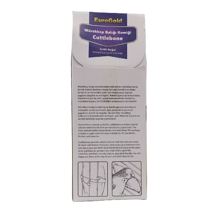 Eurogold Mürekkep Balığı Kemiği 2'li 10-12 Cm