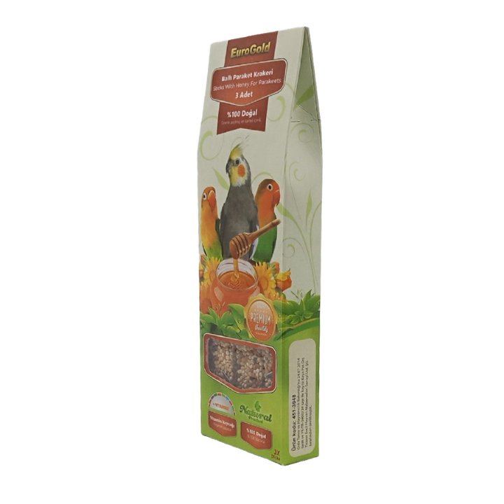 Eurogold Ballı Paraket Krakeri 3'lü 100g