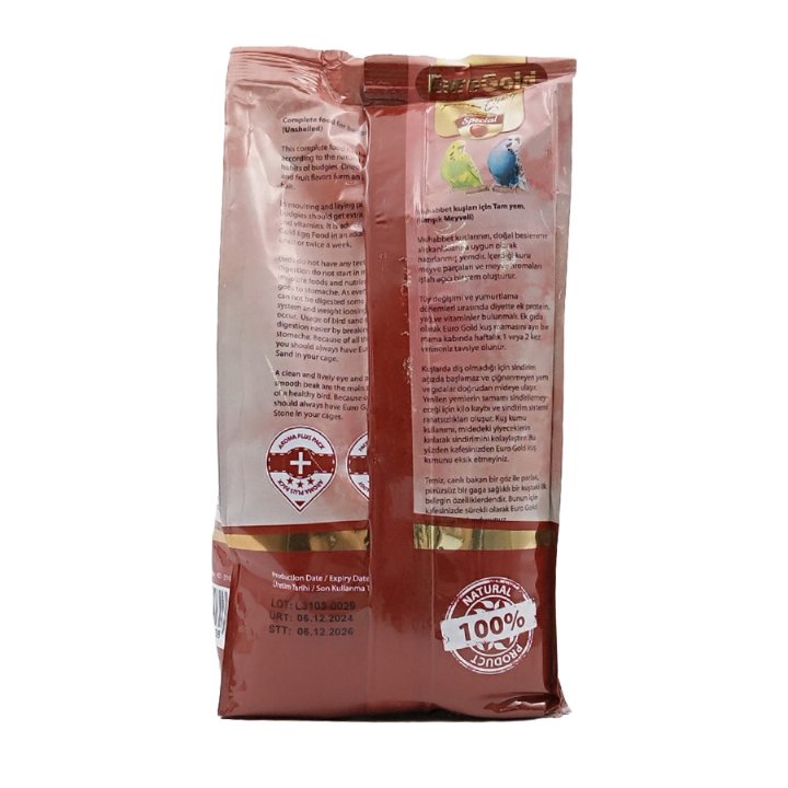Eurogold Special Meyveli Muhabbet Kuşu Yemi 500g