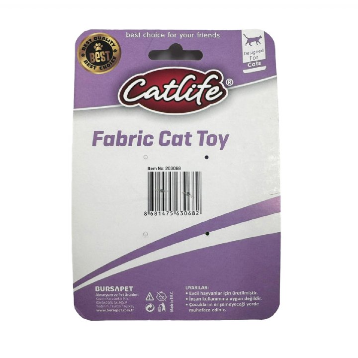 Catlife 203068 Tüylü Gökkuşağı Kedi Oyuncağı