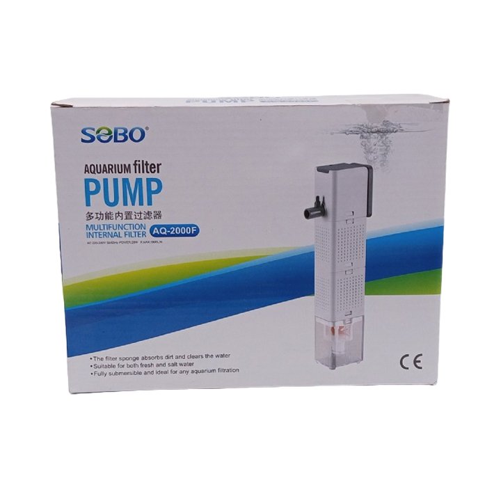 Sobo AQ-2000F Yeni Nesil İç Filtre Beyaz 28W 1800 L/H